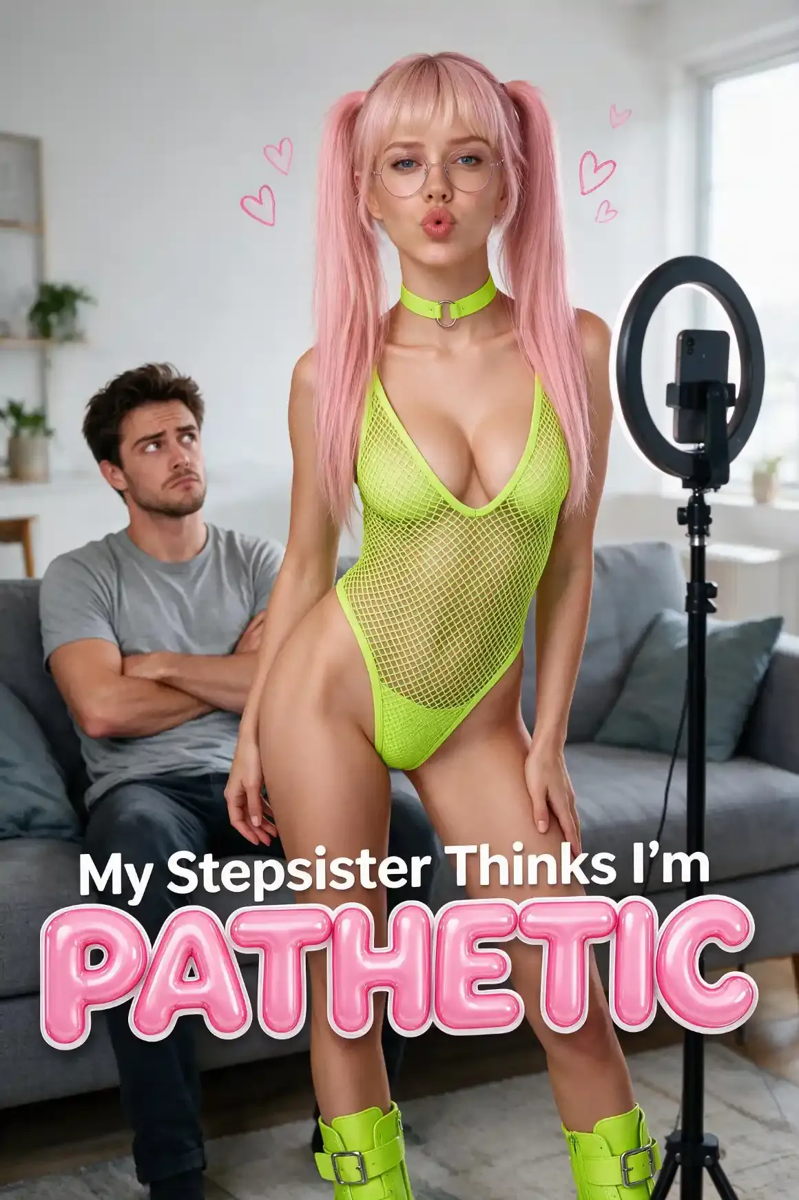 My Stepsister Thinks I'm Pathetic Candy AI Shorts poster