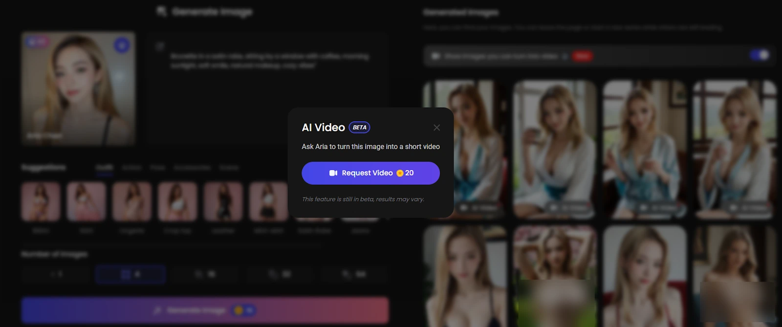 Candy AI - AI Video Generator Feature