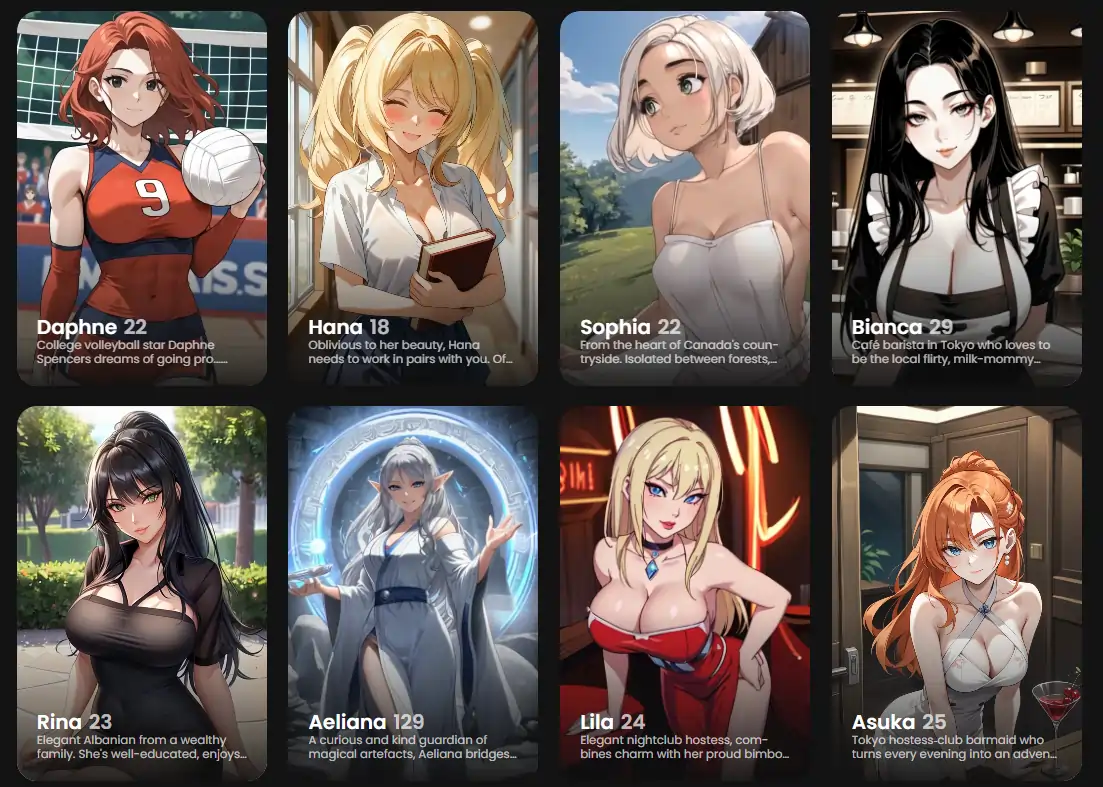 Candy AI Hentai Characters