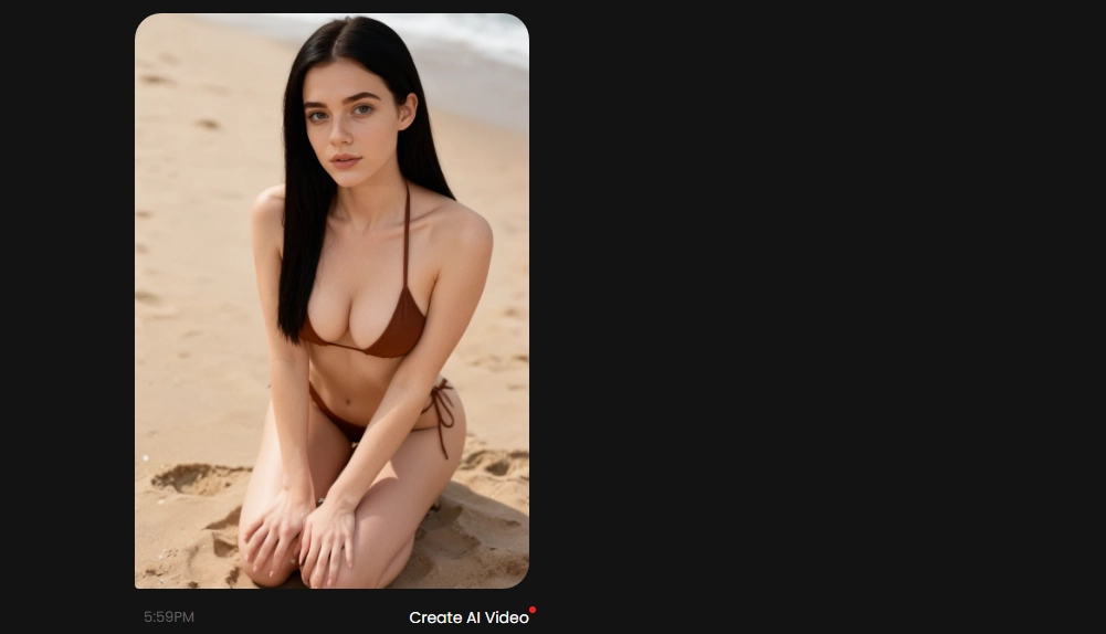 Candy AI Mid-chat Image Result