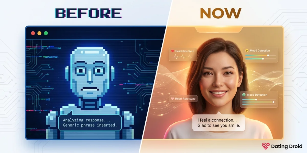 AI Dating before vs Today
