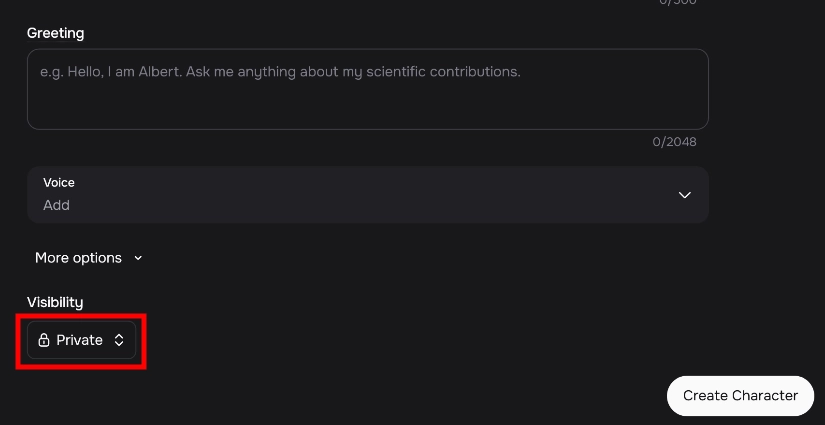 Character AI Private NSFW Bot