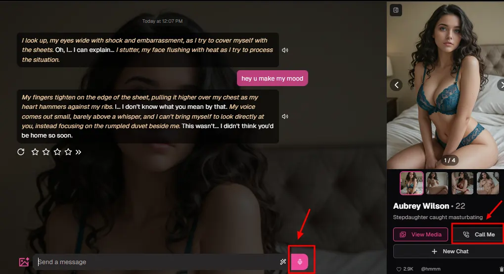 Ourdream ai AI Voice Chat