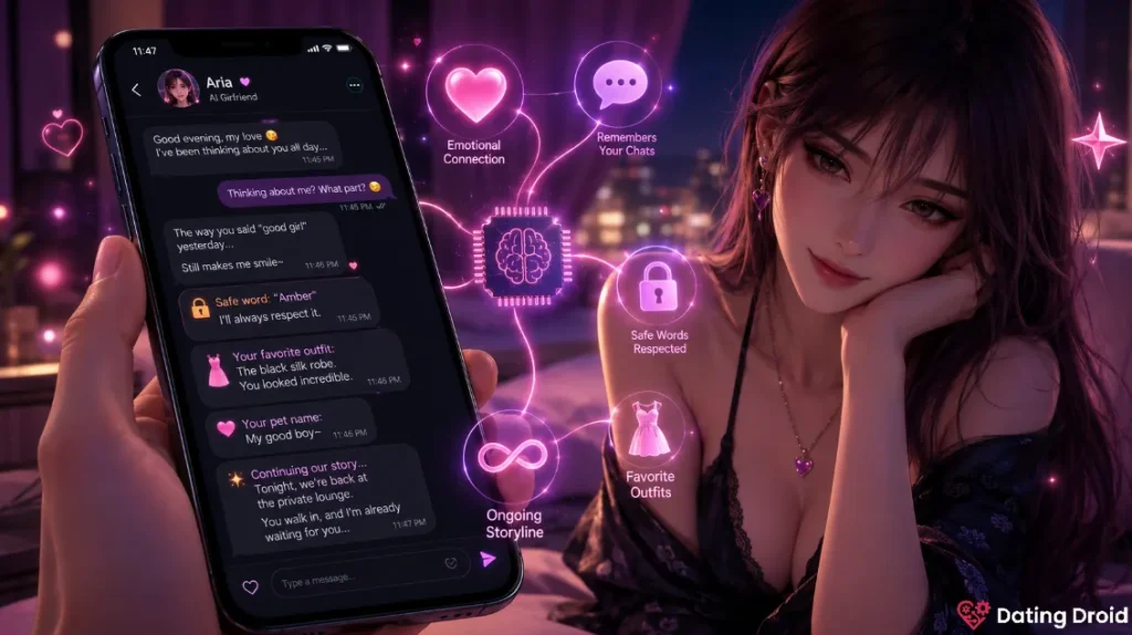AI Girlfriend Remembers Intimate Chats
