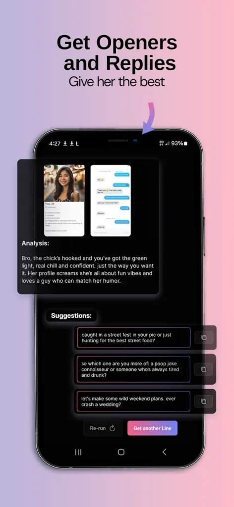 AI Wingman chat suggestions