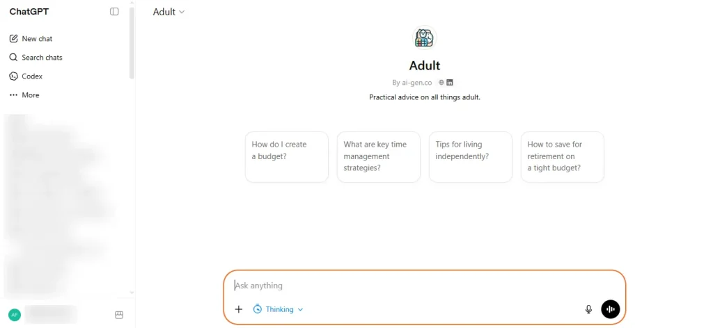 ChatGPT Adult Mode