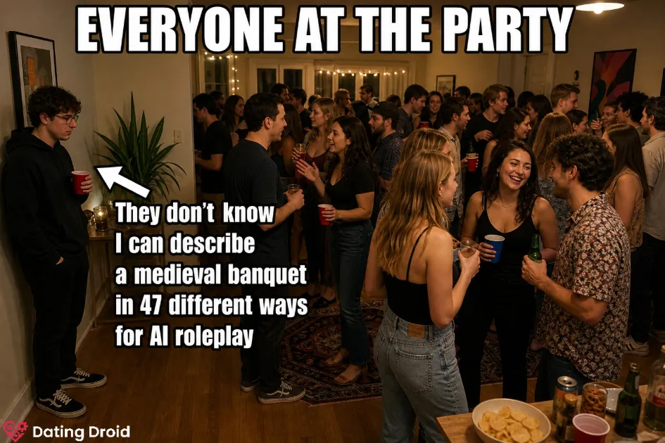Lonely partygoer knows AI roleplay