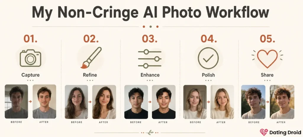 Non Cringe AI Photo Workflow