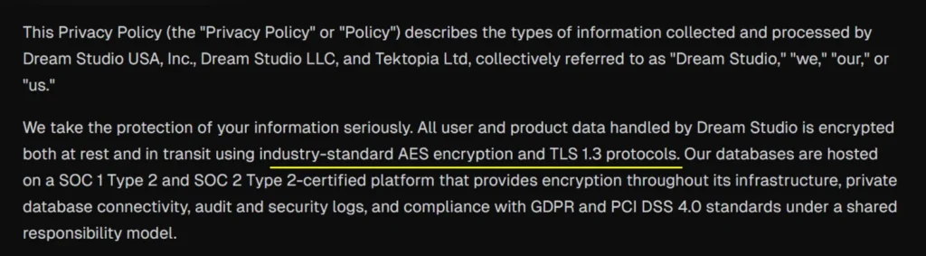 Ourdream AI Encryption