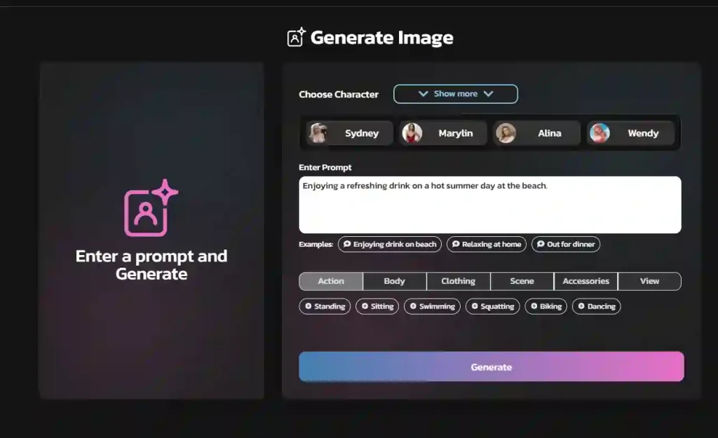 CrushOn AI Image Generation