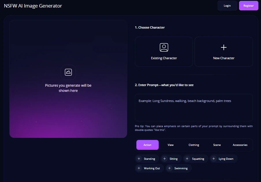 HeraHaven AI hentai Image generator