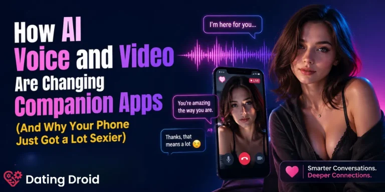 How AI Voice and Video Are Changing Companion Apps