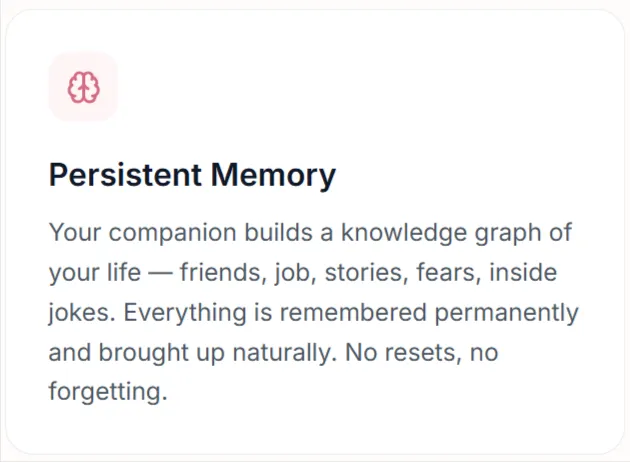 Kissable AI Persistent Memory
