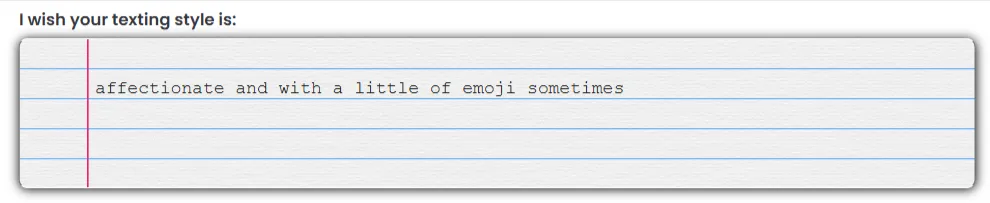 Muah AI Texting Style