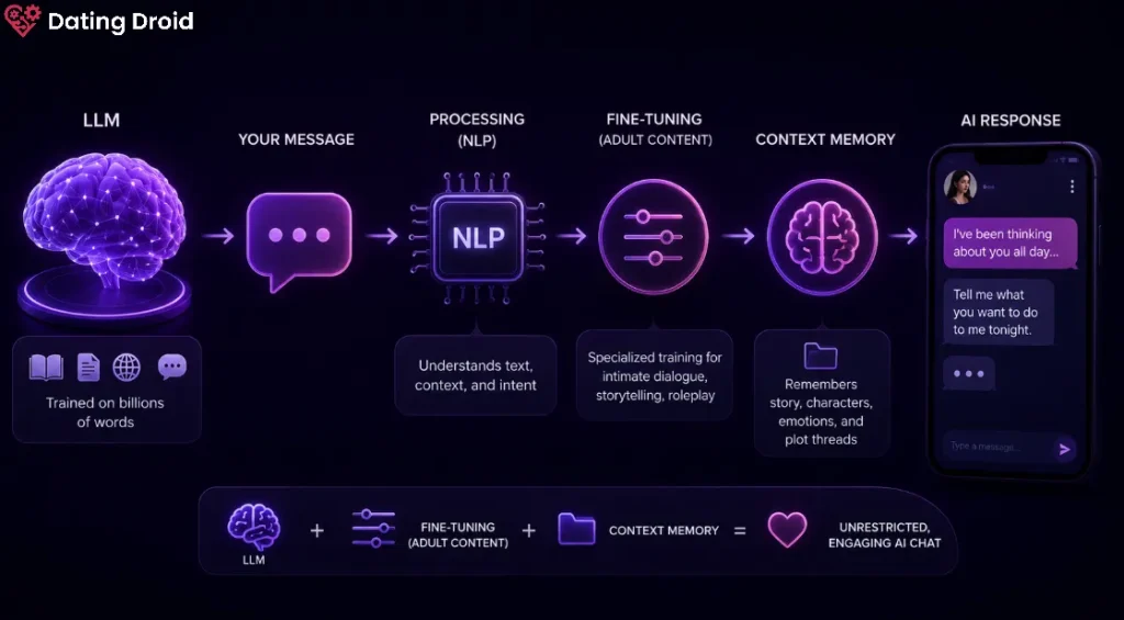 NSFW AI Chat Technology Flow