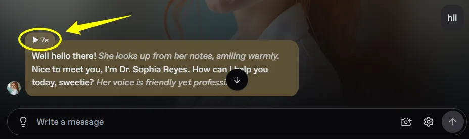Nectar AI Voice Chat Feature