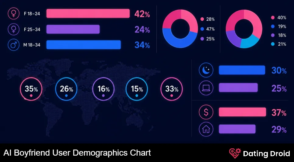 AI Boyfriend User Demographics Chart
