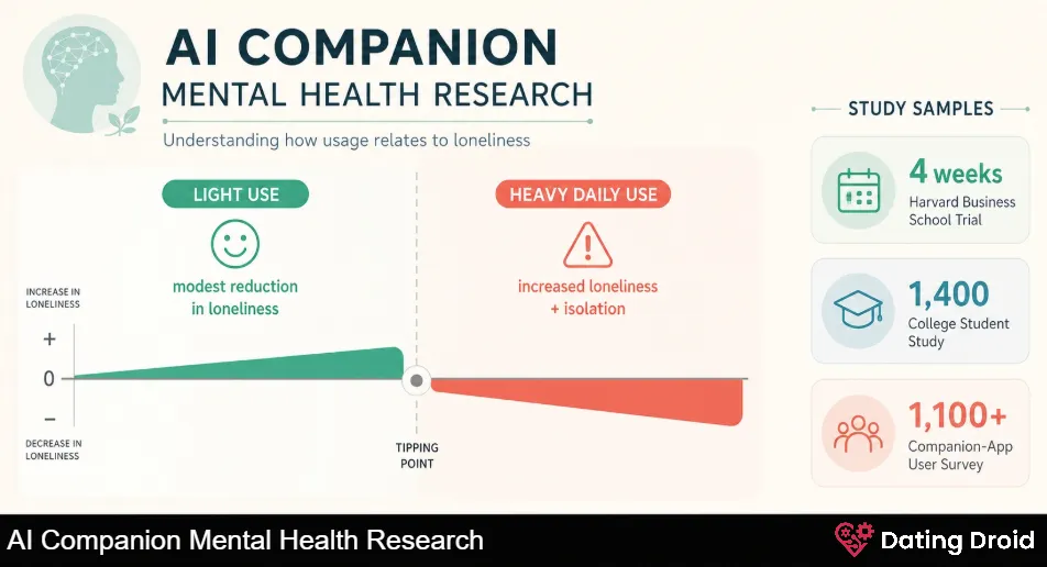 AI Companion Mental Health Research