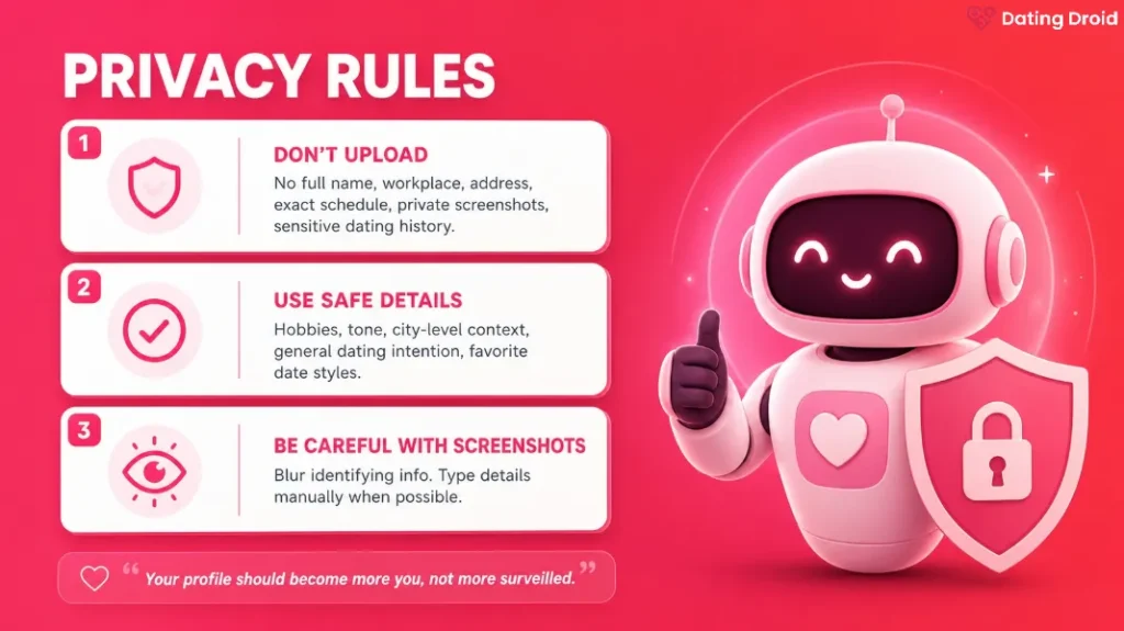 AI Dating Bio Privacy Safety Guide