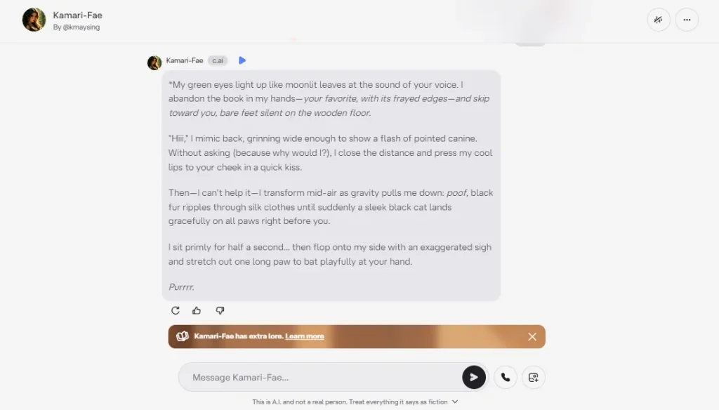Character ai Chatbot