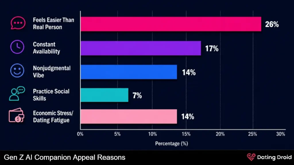 Gen Z AI Companion Appeal Reasons