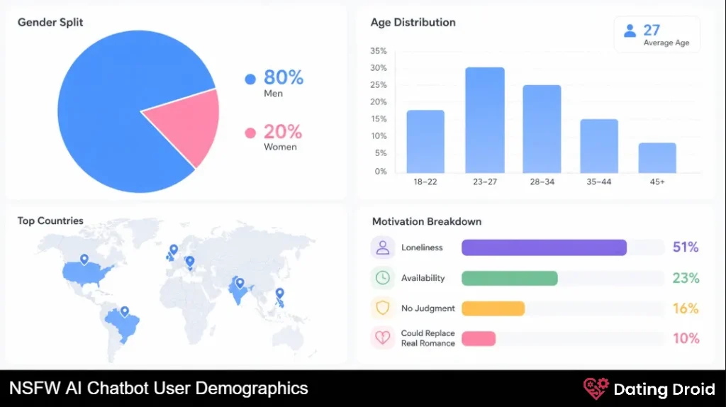 NSFW AI Chatbot User Demographics