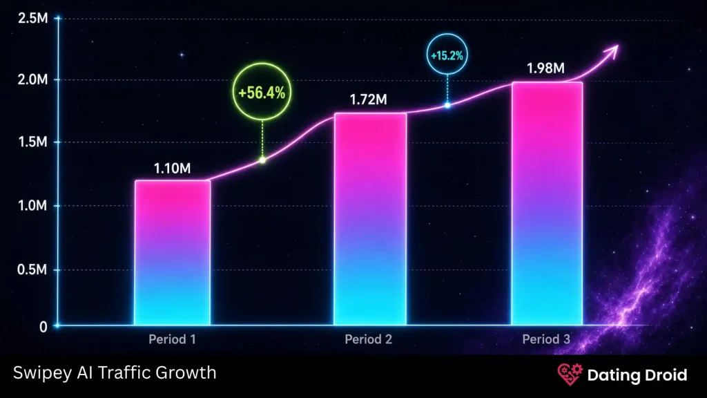 Swipey AI Traffic Growth