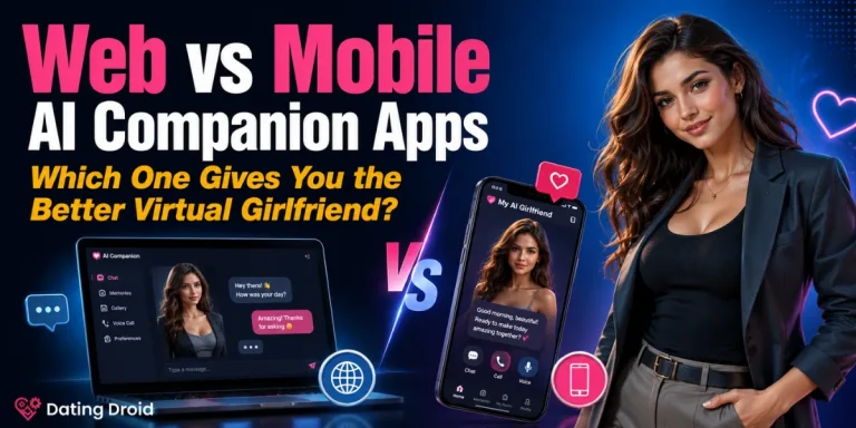 Web vs Mobile AI Companion Apps
