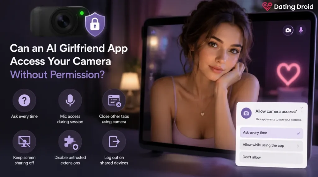 AI Girlfriend Camera Permission Privacy Tips