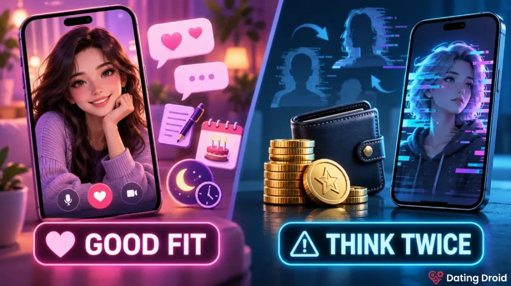 AI companion chat benefits and risks
