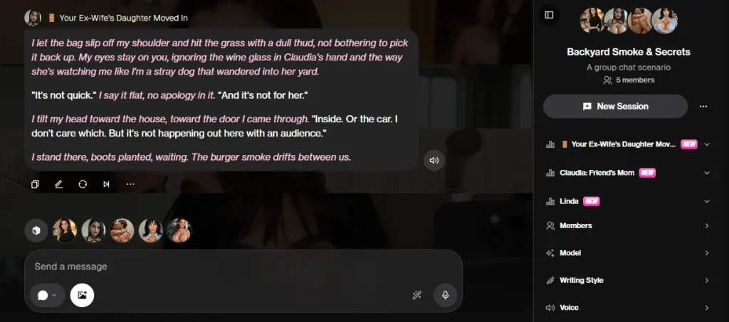Ourdream AI - Choose Your Group Chat Model