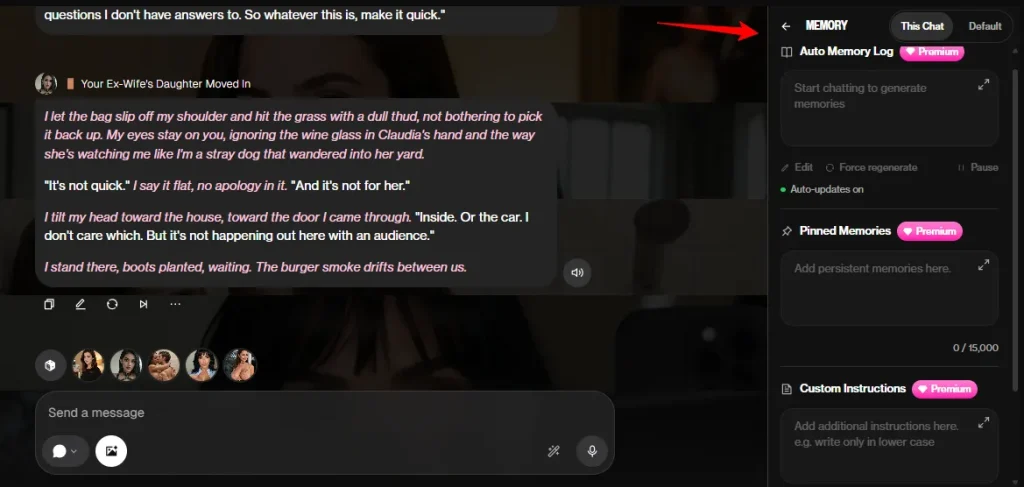 Ourdream AI - Group Chat Memory