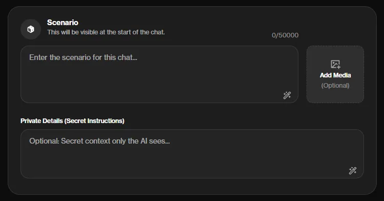 Ourdream AI - Write Scenario for Group Chat