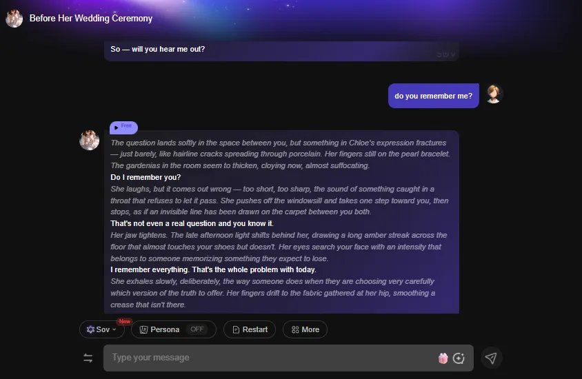 PolyBuzz - Memory Chat with AI Companion
