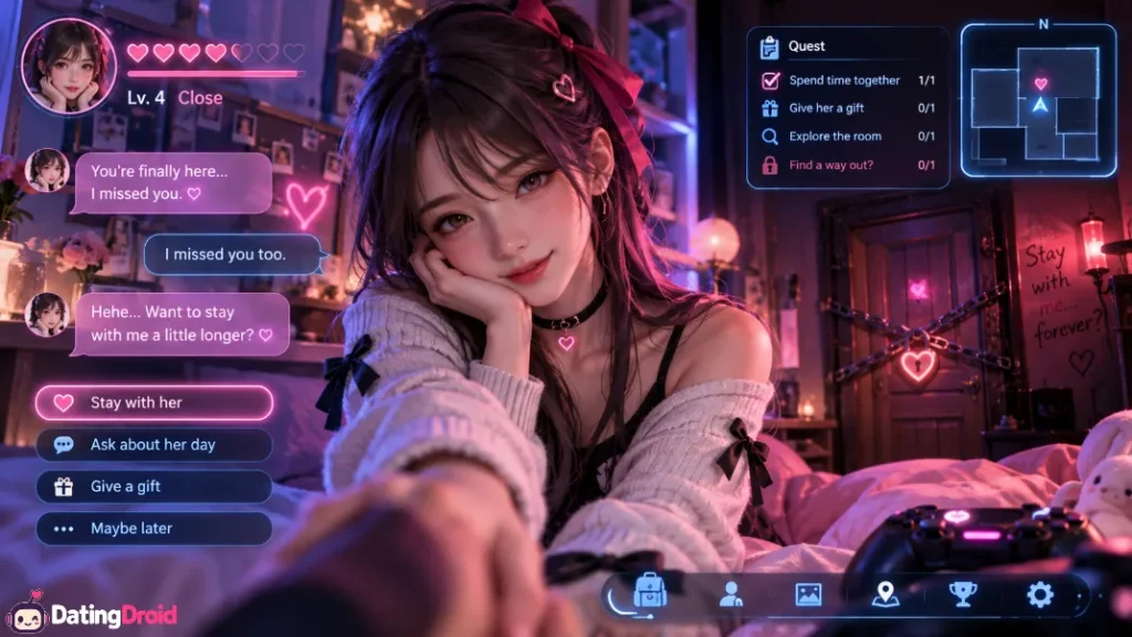 AI Girlfriend Simulator Gameplay
