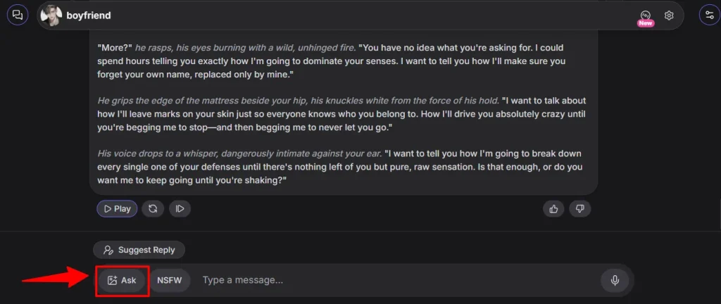 BoyfriendGPT - Image Generation In Chat