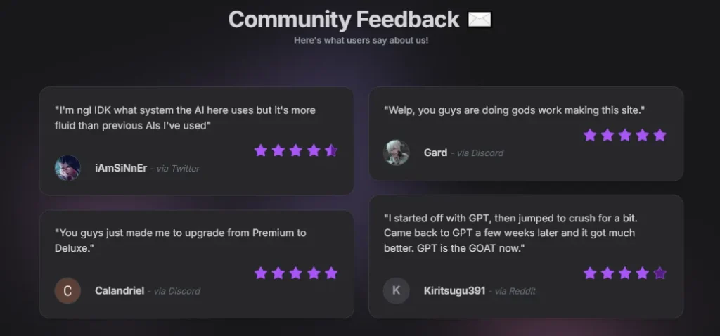 BoyfriendGPT User Feedback