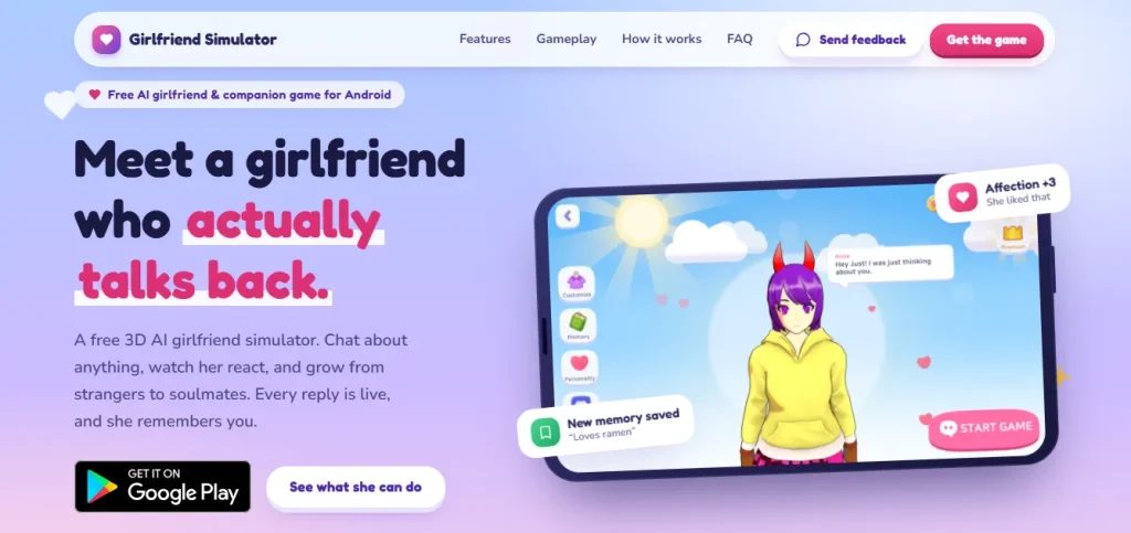 Casual Player Girlfriend Simulator